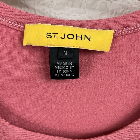 St John Sport Spring 2012 Mesh Panel Jersey Short Sleeve T Tee Shirt - Picture 7 of 9